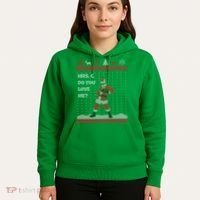 Mrs. C Do You Love Me Ugly Christmas Sweater Hoodie thumb 5