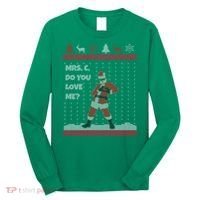 Mrs. C Do You Love Me Ugly Christmas Sweater Long Sleeve Shirt thumb 0