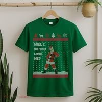 Mrs. C Do You Love Me Ugly Christmas Sweater T-Shirt thumb 2