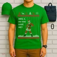Mrs. C Do You Love Me Ugly Christmas Sweater T-Shirt thumb 6