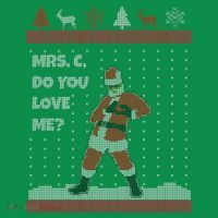 Mrs. C Do You Love Me Ugly Christmas Sweater T-Shirt thumb 7