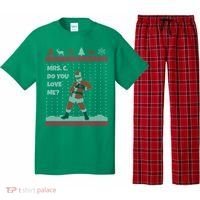 Mrs. C Do You Love Me Ugly Christmas Sweater Pajama Set thumb 0