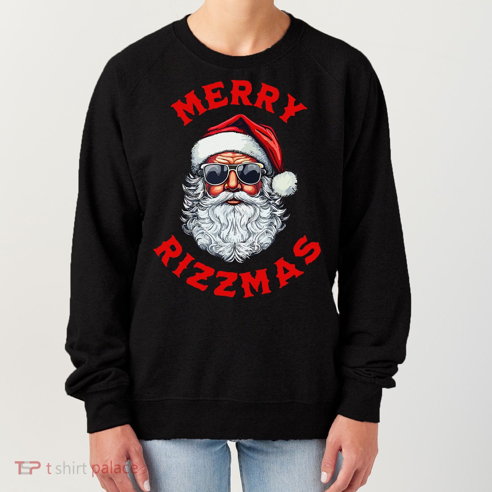 Merry Rizzmas Sigmas Gen Alpha Middle School Christmas Women's Sweatshirt