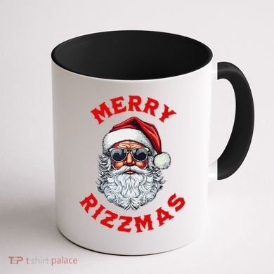 Merry Rizzmas Sigmas Gen Alpha Middle School Christmas Coffee Mug back