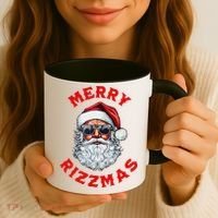 Merry Rizzmas Sigmas Gen Alpha Middle School Christmas Coffee Mug thumb 3