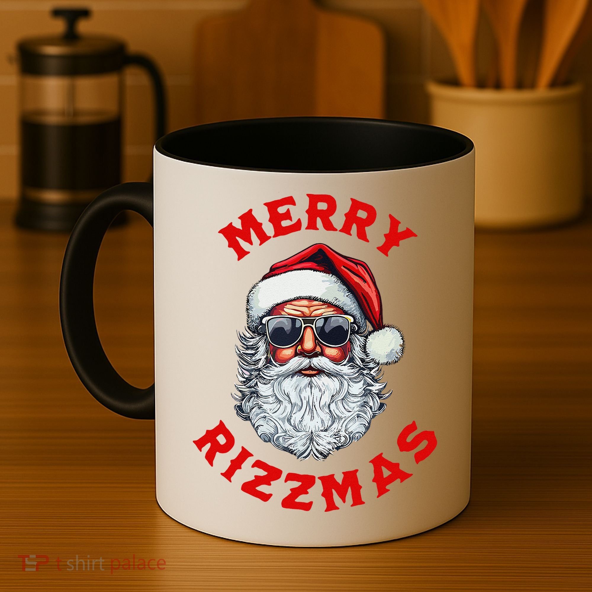 Merry Rizzmas Sigmas Gen Alpha Middle School Christmas Coffee Mug