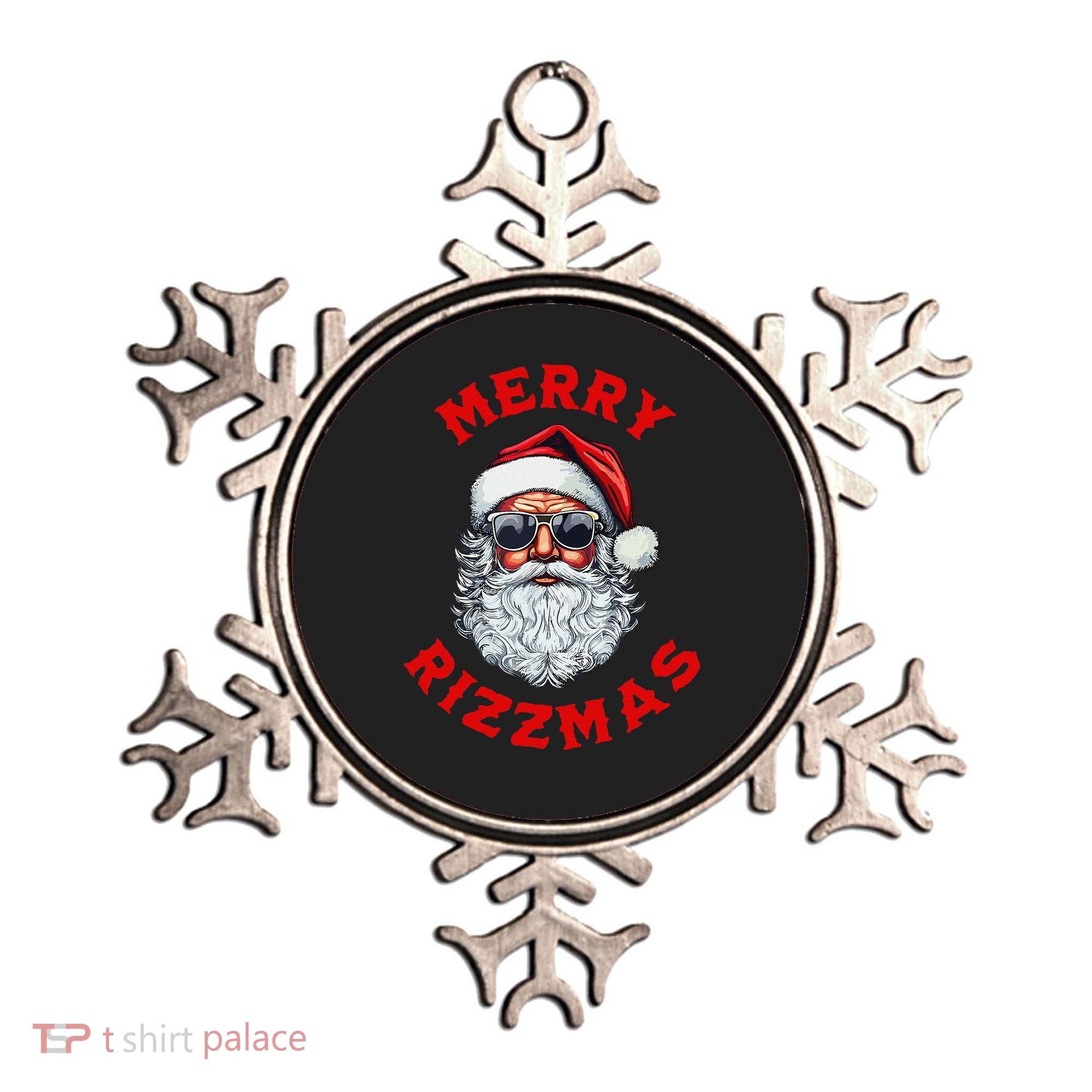 Merry Rizzmas Sigmas Gen Alpha Middle School Christmas Ornament