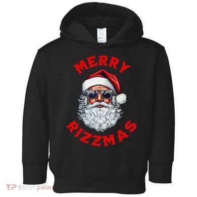 Merry Rizzmas Sigmas Gen Alpha Middle School Christmas Toddler Hoodie
