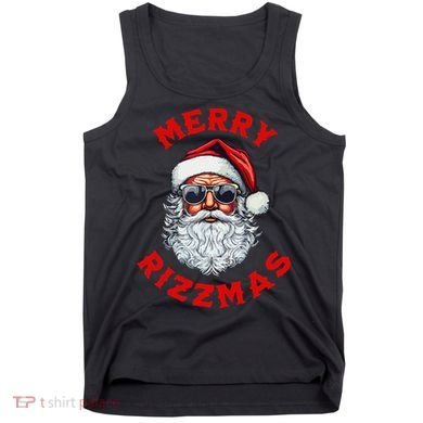 Merry Rizzmas Sigmas Gen Alpha Middle School Christmas Tank Top