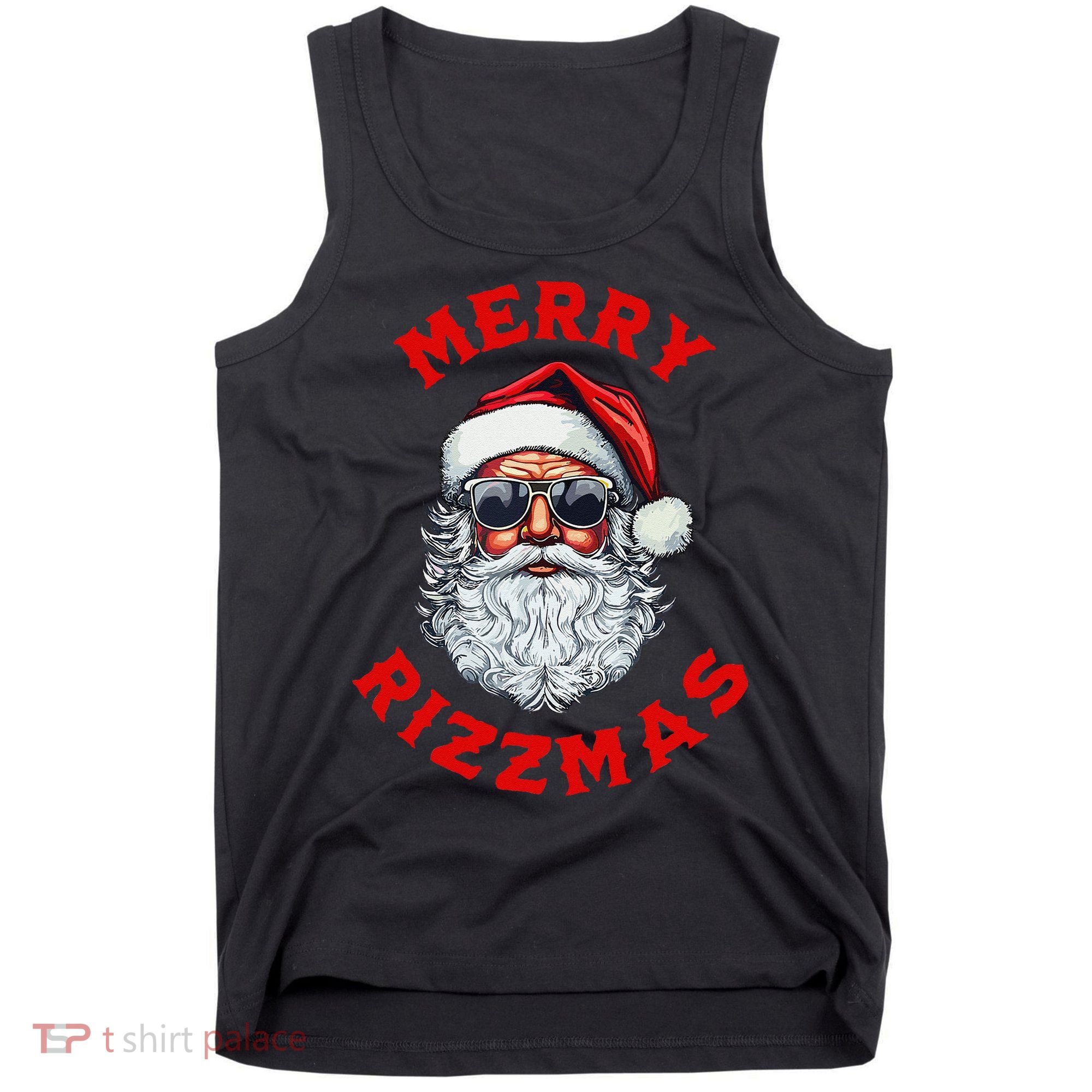 Merry Rizzmas Sigmas Gen Alpha Middle School Christmas Tank Top