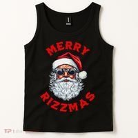 Merry Rizzmas Sigmas Gen Alpha Middle School Christmas Tank Top thumb 2