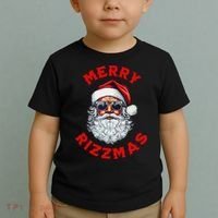 Merry Rizzmas Sigmas Gen Alpha Middle School Christmas Toddler T-Shirt thumb 2
