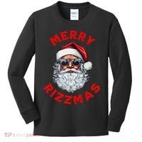Merry Rizzmas Sigmas Gen Alpha Middle School Christmas Kids Long Sleeve Shirt thumb 0