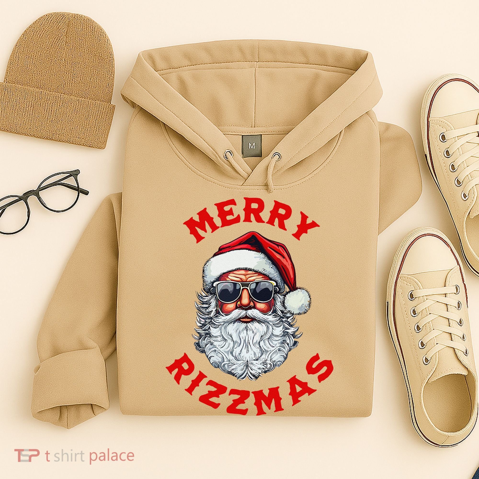 Merry Rizzmas Sigmas Gen Alpha Middle School Christmas Hoodie