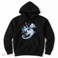 Mermaid Riding Seahorse Hoodie thumb 0