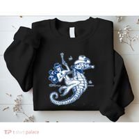 Mermaid Riding Seahorse Sweatshirt thumb 2