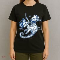 Mermaid Riding Seahorse T-Shirt thumb 4