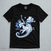 Mermaid Riding Seahorse T-Shirt thumb 5