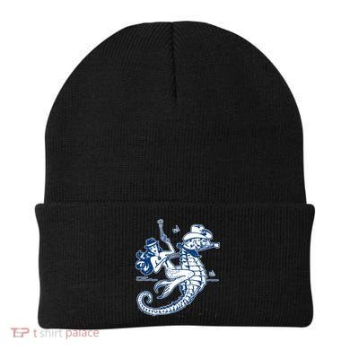 Mermaid Riding Seahorse Beanie