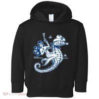 Mermaid Riding Seahorse Toddler Hoodie thumb 0