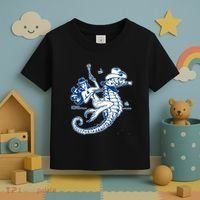 Mermaid Riding Seahorse Toddler T-Shirt thumb 3