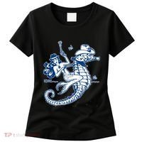 Mermaid Riding Seahorse Women's T-Shirt thumb 0