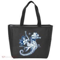 Mermaid Riding Seahorse Tote Bag thumb 0