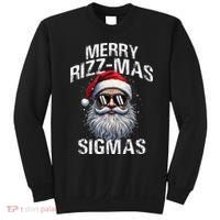 Merry Rizzmas Sigmas Gen Alpha Funny Christmas Santa Claus Gift Sweatshirt thumb 0