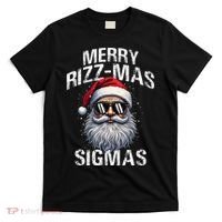 Merry Rizzmas Sigmas Gen Alpha Funny Christmas Santa Claus Gift T-Shirt thumb 0