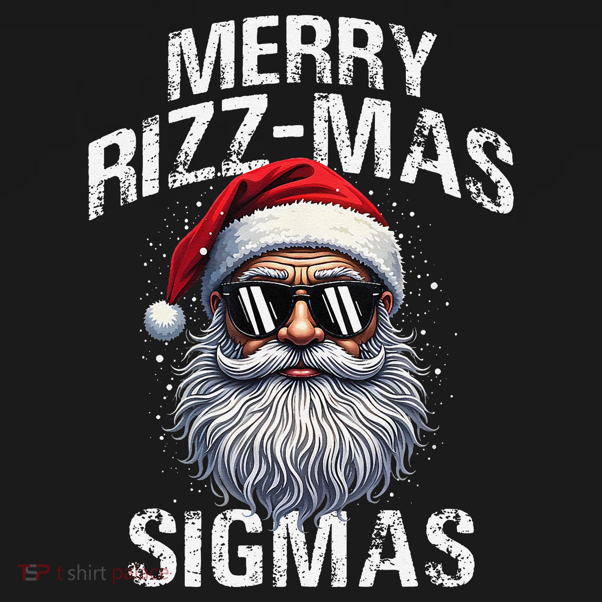 Merry Rizzmas Sigmas Gen Alpha Funny Christmas Santa Claus Gift Women's Tank Top
