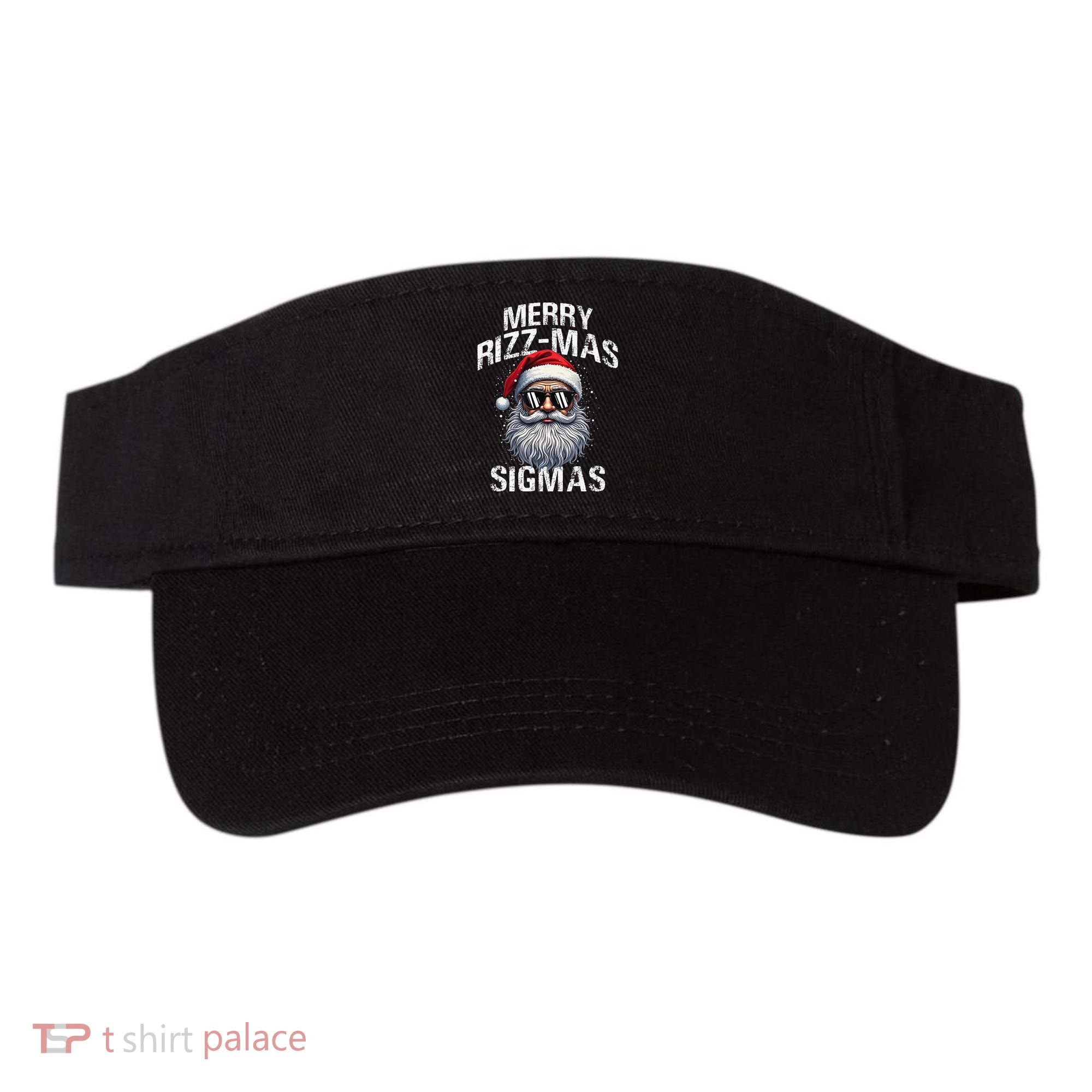 Merry Rizzmas Sigmas Gen Alpha Funny Christmas Santa Claus Gift Visor