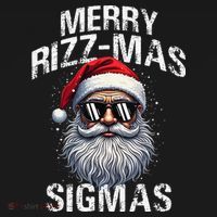 Merry Rizzmas Sigmas Gen Alpha Funny Christmas Santa Claus Gift Visor thumb 3