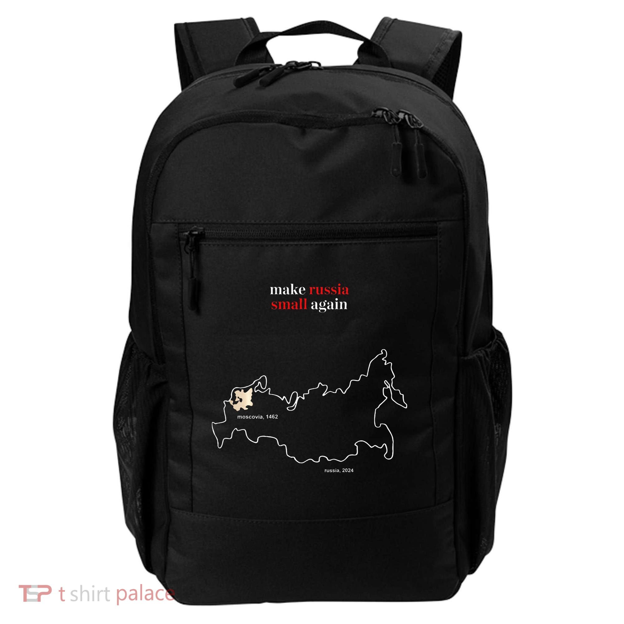 Make Russia Small Again President Volodymyr Zelensky Backpack