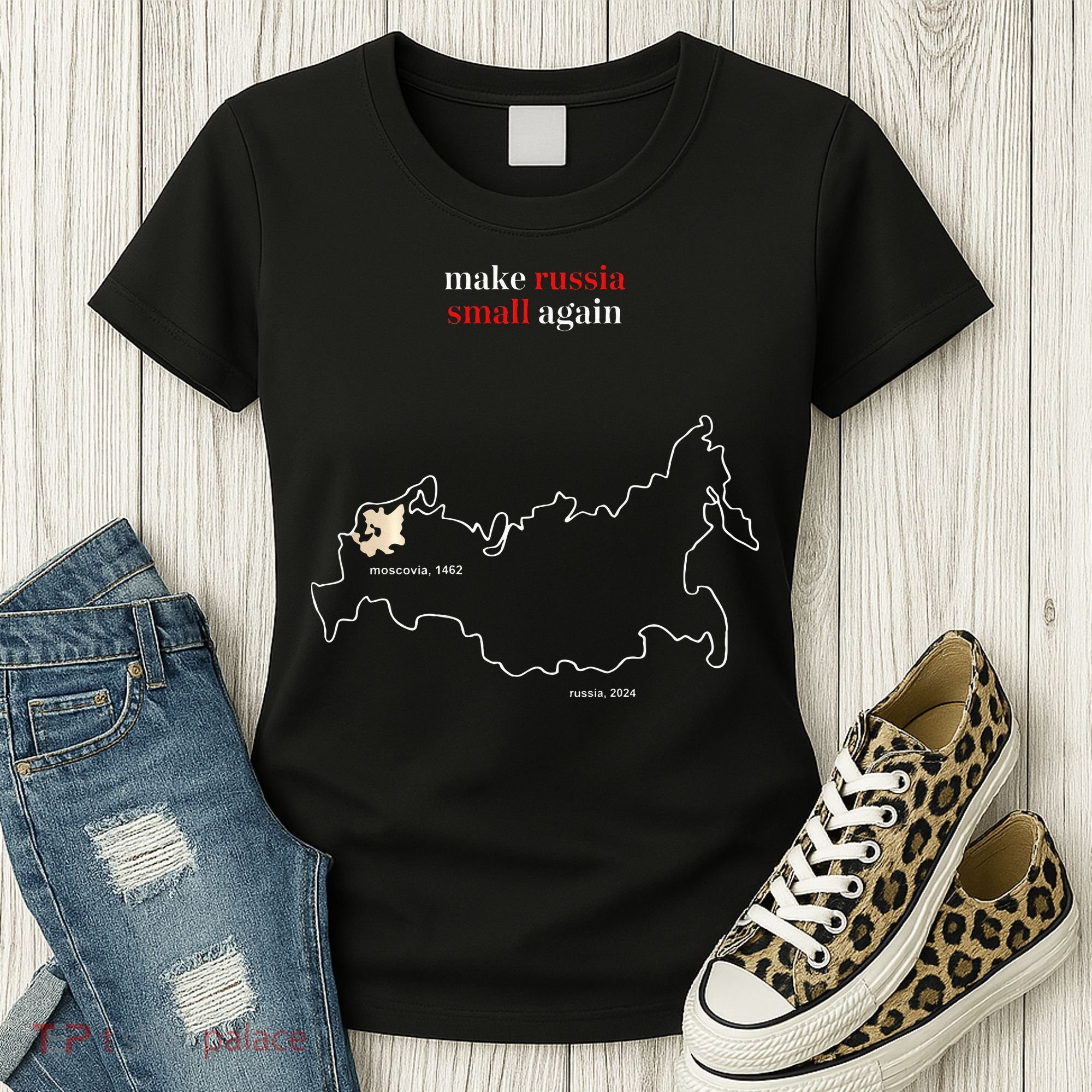Make Russia Small Again President Volodymyr Zelensky Women's T-Shirt