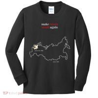 Make Russia Small Again President Volodymyr Zelensky Kids Long Sleeve Shirt thumb 0