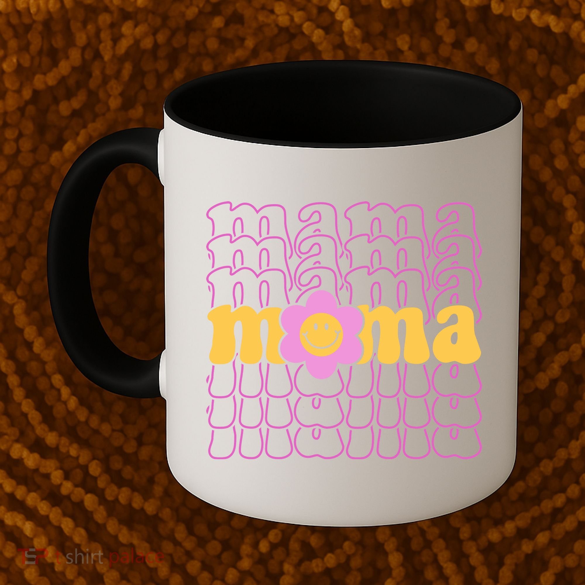 Mama Retro Sunflower Mothers Day Coffee Mug