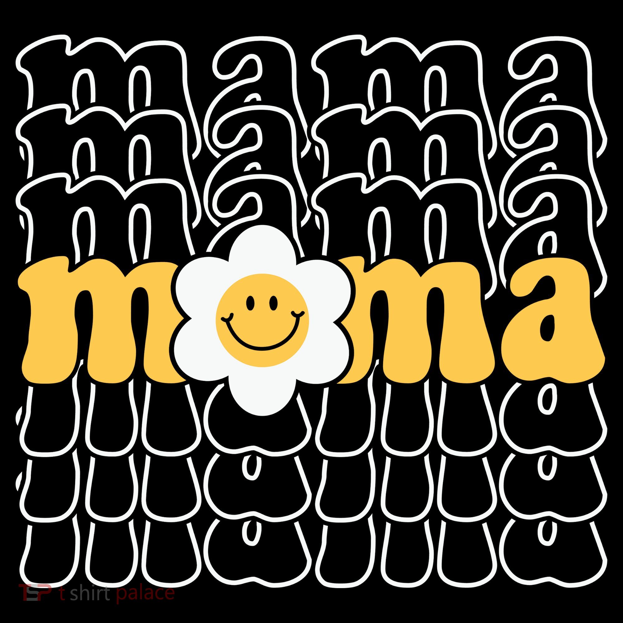 Mama Retro Sunflower Mothers Day Women's Hoodie