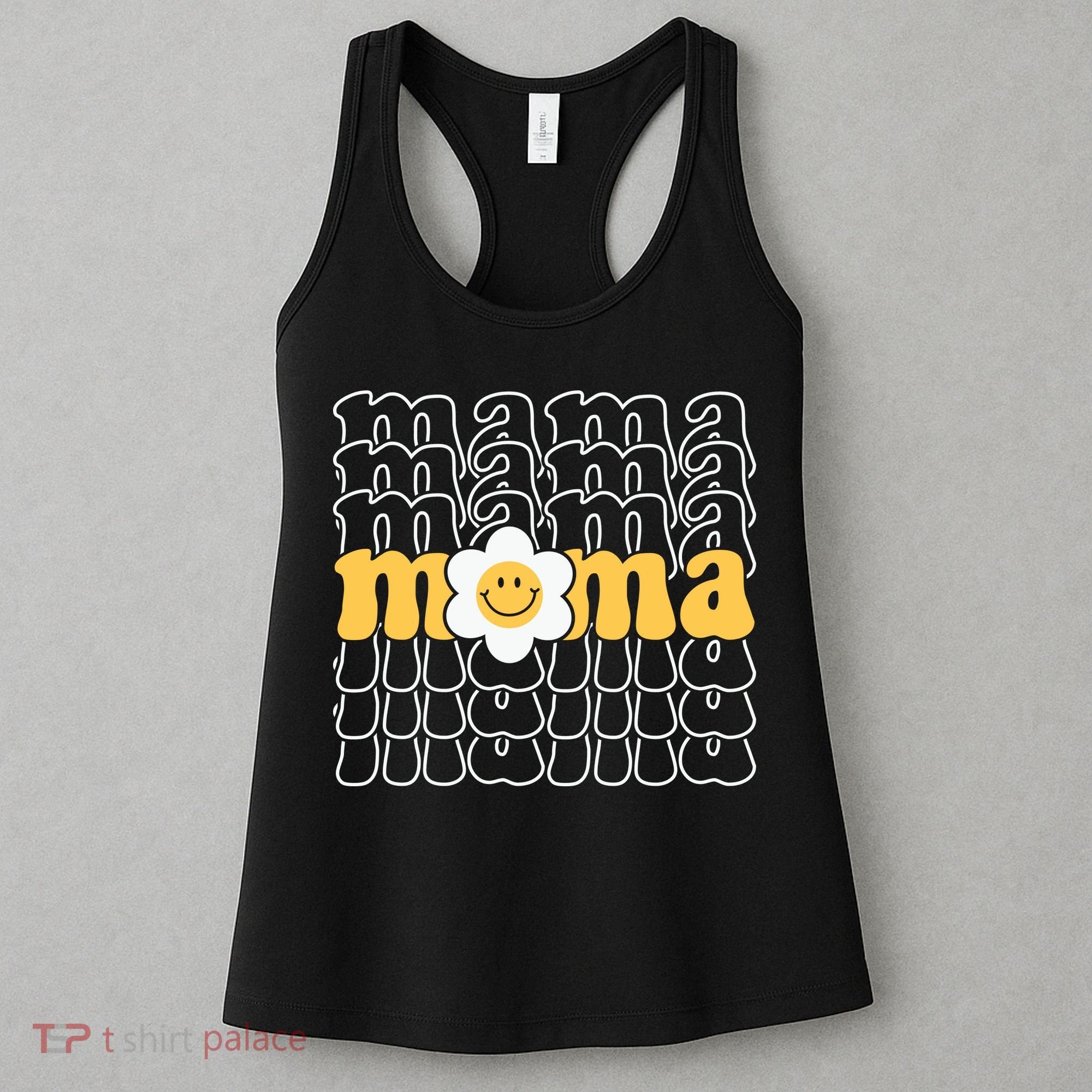 Mama Retro Sunflower Mothers Day Women's Tank Top