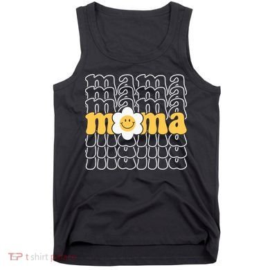 Mama Retro Sunflower Mothers Day Tank Top