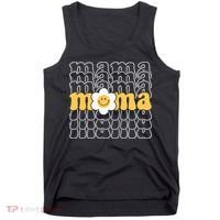 Mama Retro Sunflower Mothers Day Tank Top thumb 0