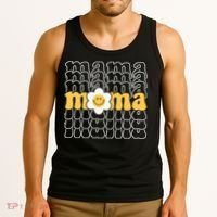 Mama Retro Sunflower Mothers Day Tank Top thumb 3