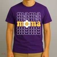 Mama Retro Sunflower Mothers Day T-Shirt thumb 3