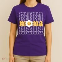 Mama Retro Sunflower Mothers Day T-Shirt thumb 4