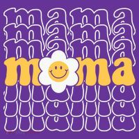 Mama Retro Sunflower Mothers Day Mousepad thumb 1