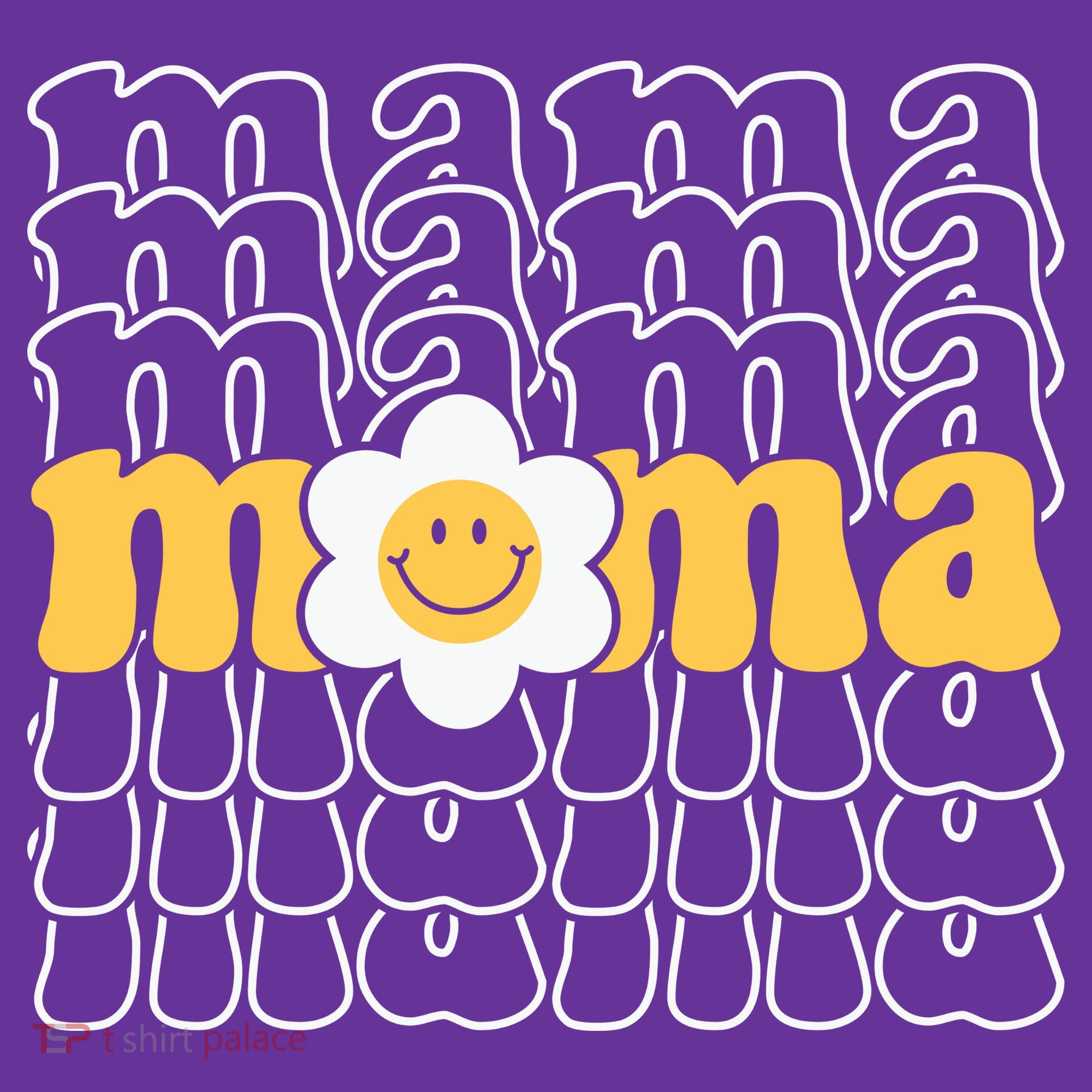 Mama Retro Sunflower Mothers Day Mousepad