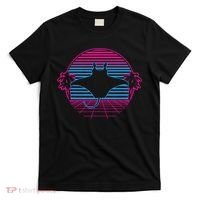 Manta Ray Sting Ray Marine Sea Biologist Retro Vintage T-Shirt thumb 0