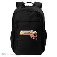 Massachusetts Retro Sunset Logo Backpack thumb 0