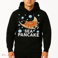 Manta Ray Stingray Fish Pancake Cake Ocean Biologist Hoodie thumb 2