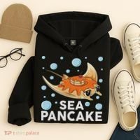 Manta Ray Stingray Fish Pancake Cake Ocean Biologist Hoodie thumb 4