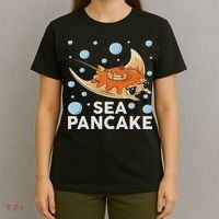 Manta Ray Stingray Fish Pancake Cake Ocean Biologist T-Shirt thumb 4